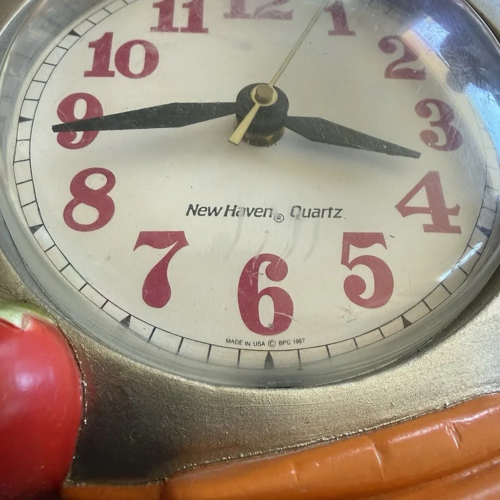 Vintage 1990 Campbells Soup Kids Wall Clock New Haven Quartz Burwood Kitchen USA